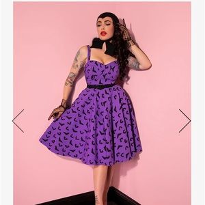 Vixen by Michelin Pitt, Maneater swing dress in bat print